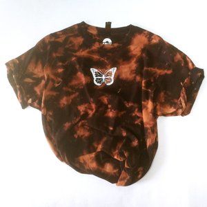 Butterfly Bleached T-Shirt